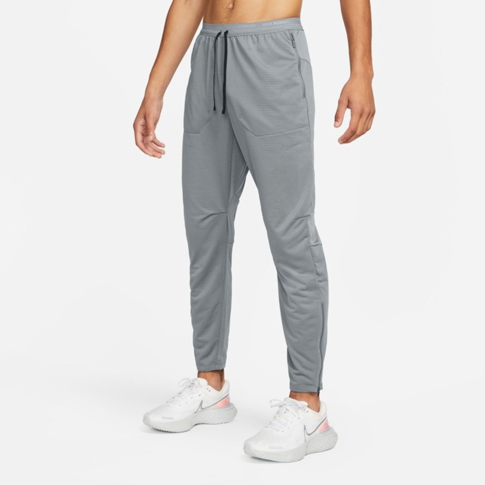 Nike Phenom Dri-Fit Knit Running Pants Smoke Gray DQ4740-084 Men's XL